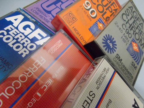 Agfa musikkassette diverse - agfa,,