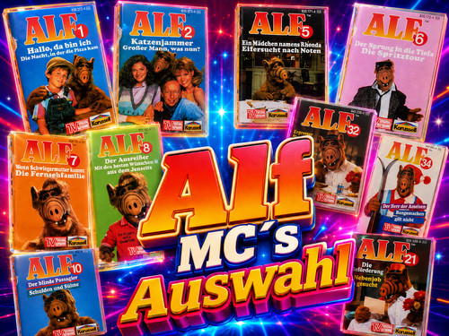 Alf hörspielkassetten - alf, mc´s