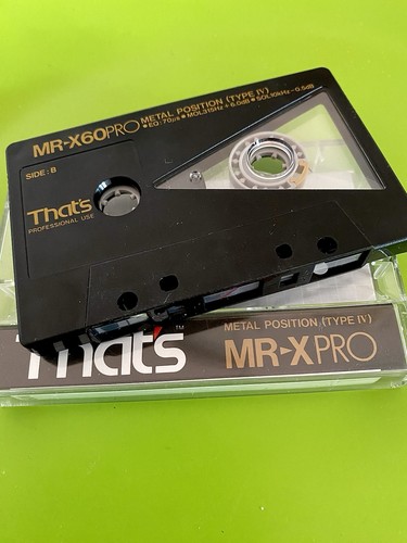 That metal audio kassette - audio,