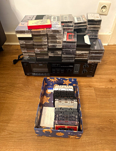 Musikkassetten 124 stück - musikkassetten, +