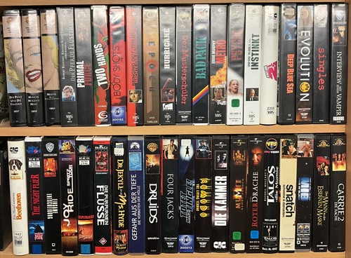 VHS-Sammlung-Konvolut-Kassette